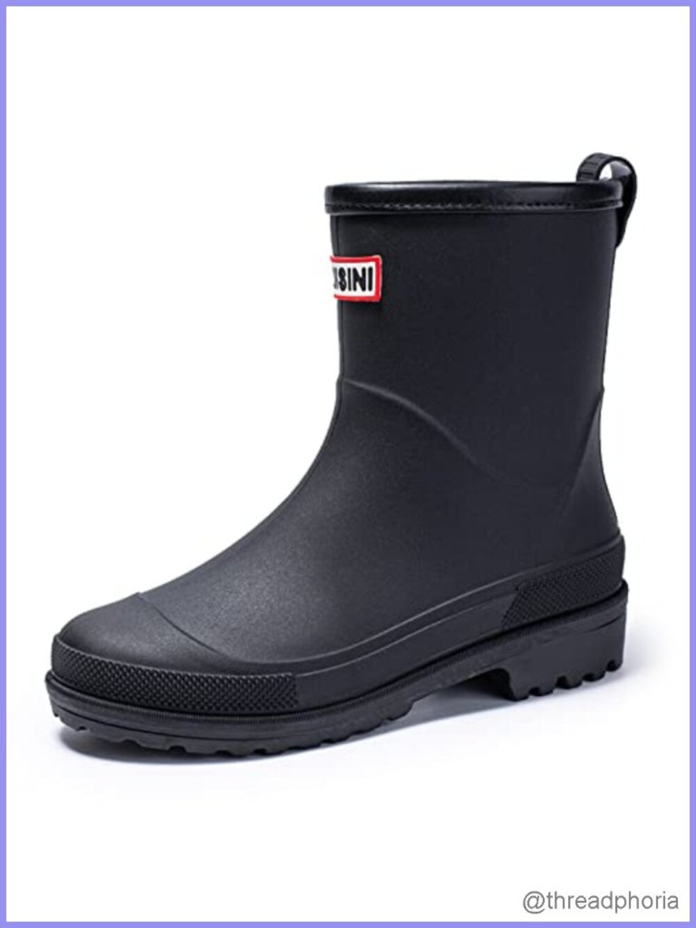 Waterproof Mid Calf Rain Boots Anti-Slip PVC Garden Work Shoes